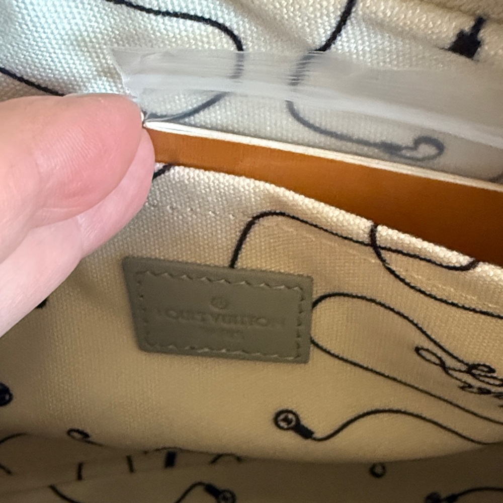 Crossbody Gray with Multi Color Ombré Monogram Print - Picture 8 of 13